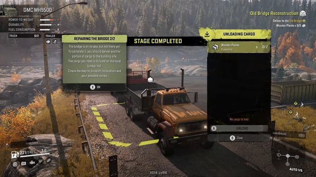 SnowRunner: GMC MH9500 Helps In Reconstructing the Old Mountain Bridge | ULTRA REALISM #89 смотреть онлайн