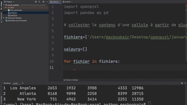 Automatiser Excel avec Python (Tutoriel python en utilisant Openpyxl) смотреть онлайн