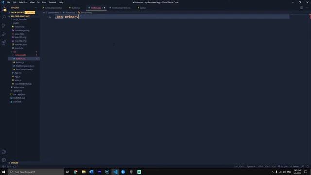 Mastering React - Part 05 | Getting started with Buttons смотреть онлайн