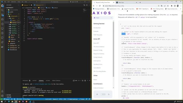 Implementación de AXIOS con REACT JS paso a paso (2023) смотреть онлайн