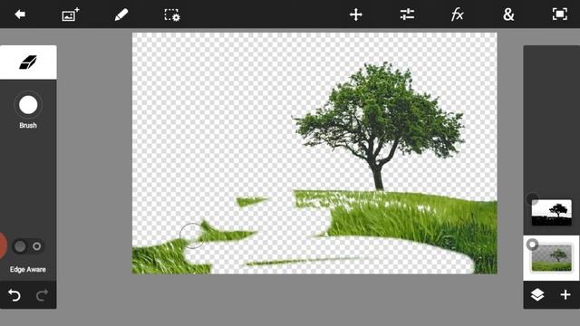 Tip Trik membuat pohon PNG||Photoshop Touch Tutorial смотреть онлайн