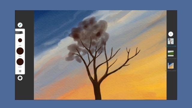 The Lonely Tree | Adobe Sketch Tutorial | Samsung Tab S6 Lite смотреть онлайн