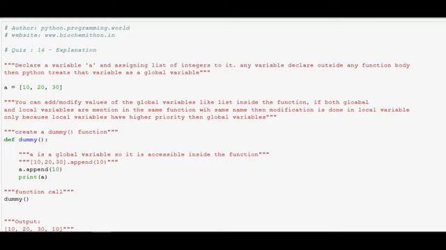 Quiz:14 - list concept | Quiz With Solution | Python Quiz Series смотреть онлайн