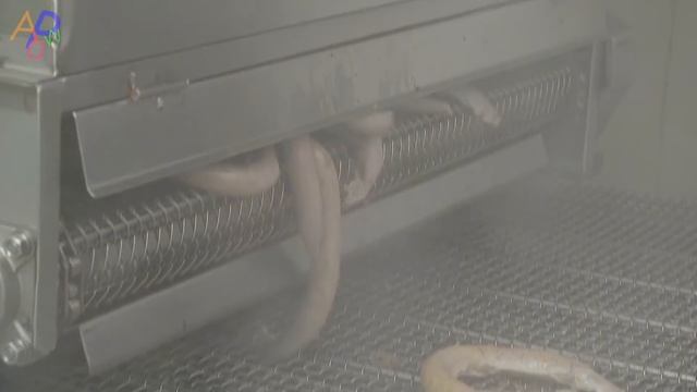 Korean Sausage Mass Production Process. Pork Intestine Food Factory смотреть онлайн