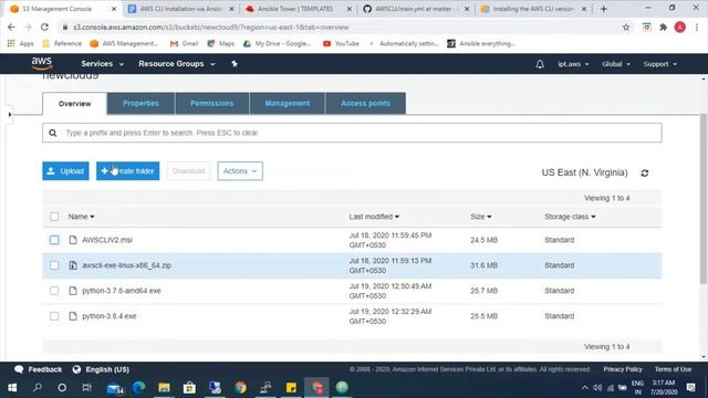 AWSCLI Installation via Ansible Tower смотреть онлайн