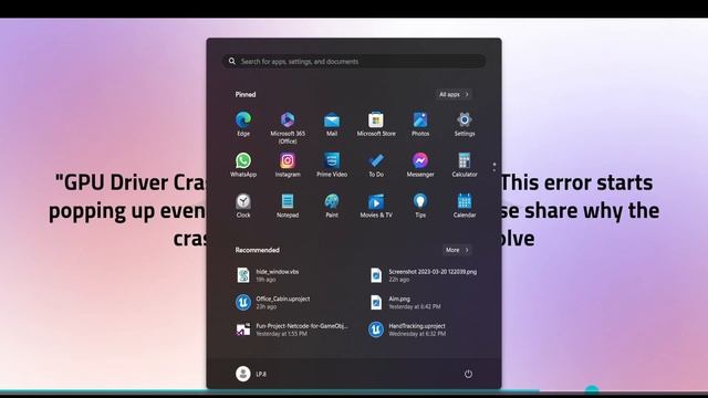 How to fix the "GPU Driver Crash OR D3D DEVICE REMOVED" issue? смотреть онлайн