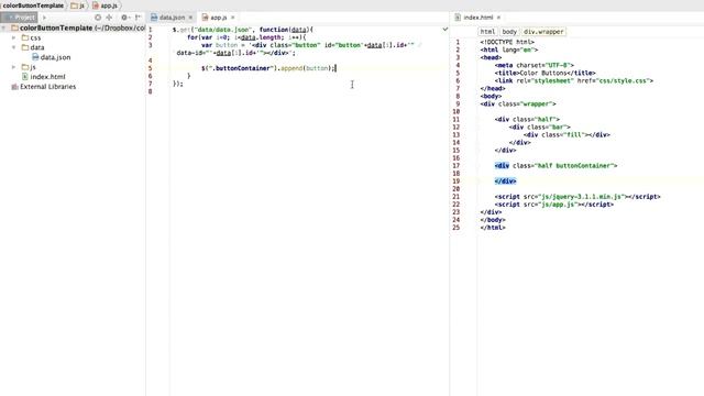 Dev Workshop - CSS Transformations using JSON смотреть онлайн