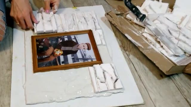 Свежая идея.Хендмейд из строительных материалов. Фоторамка из мусора?. смотреть онлайн