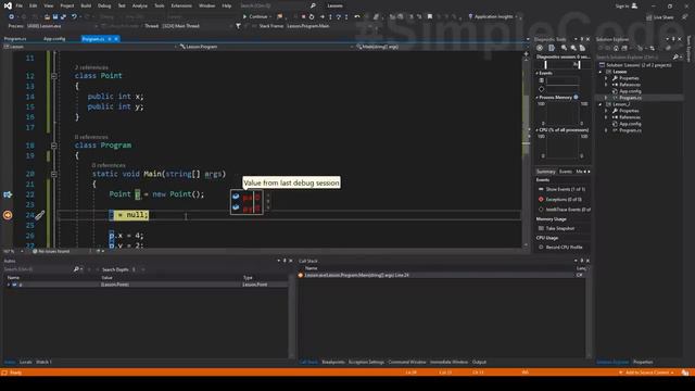 №74. C#. Что такое класс. ООП смотреть онлайн