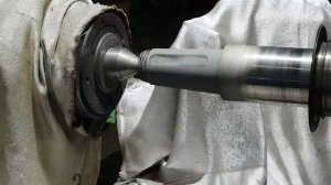 Восстановление вала турбины с помощью оборудования газопламенного напыления "ТЕНА".