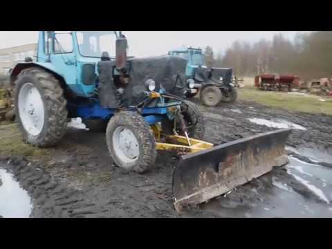 Снега нет а ОТВАЛ уже готов!ОБЗОР ОТВАЛА МТЗ 80! смотреть онлайн
