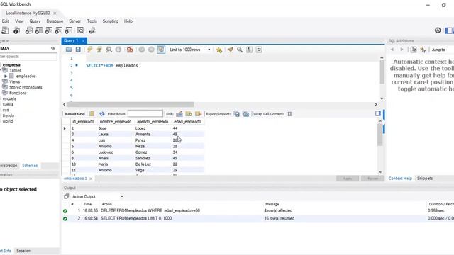 12.-Aprender MySQL.-Comando DELETE (Eliminar registros de una tabla). смотреть онлайн