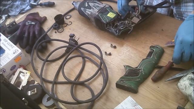 How to repair Hitachi dh24pc3 hammer drill switch replacement and assembly смотреть онлайн