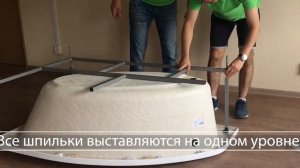 Инструкция по сборке угловой акриловой ванны от компании "Грандфаянс". Торговая марка GFS