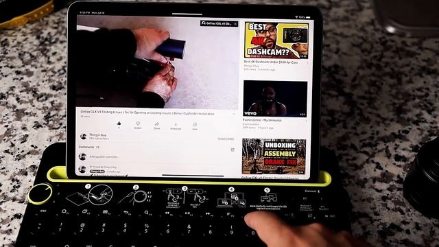 Best Bluetooth Keyboard for iPad Pro 5th Generation | Logitech K480 Review смотреть онлайн