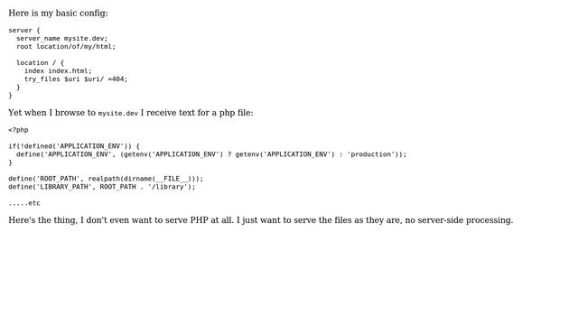 DevOps & SysAdmins: Nginx serving php as text (want to serve html, not php) смотреть онлайн