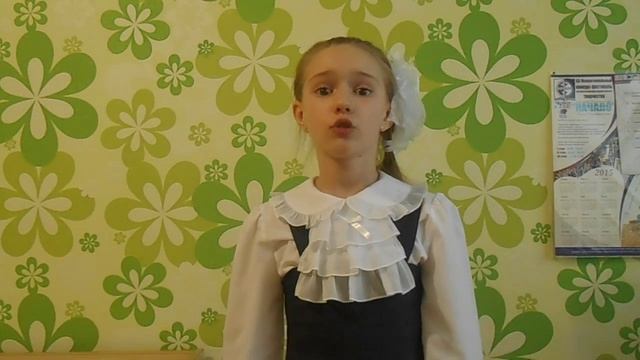 Дочь читает стихотворение "Минута молчания" смотреть онлайн