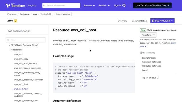 CDKTF multi-language provider docs in the Terraform Registry смотреть онлайн