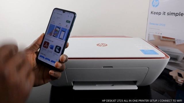 HP Deskjet 2723 Wireless Printer How To Set Up/ Connect To WIFI