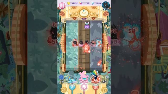 My Little Pony: Pocket Ponies - Everfree Forest Gameplay 4 + Fluttershy battle смотреть онлайн