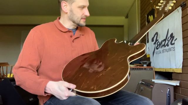 2017 Gibson ES-335 70s Walnut 1970s Memphis Custom Shop смотреть онлайн