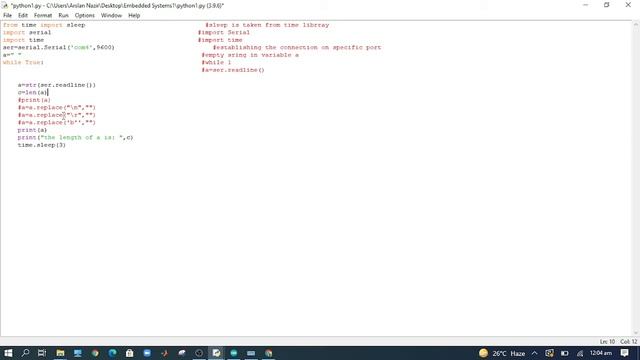 Display Arduino Serial Data on Python Serial смотреть онлайн