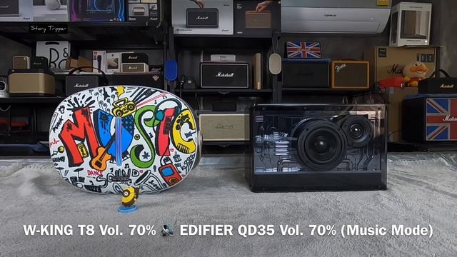 W-KING T8 vs EDIFIER QD35 смотреть онлайн