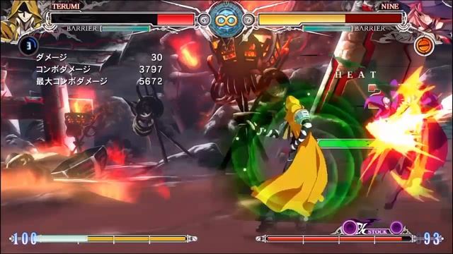 BLAZBLUE CENTRALFICTION Terumi Combo Showcase смотреть онлайн