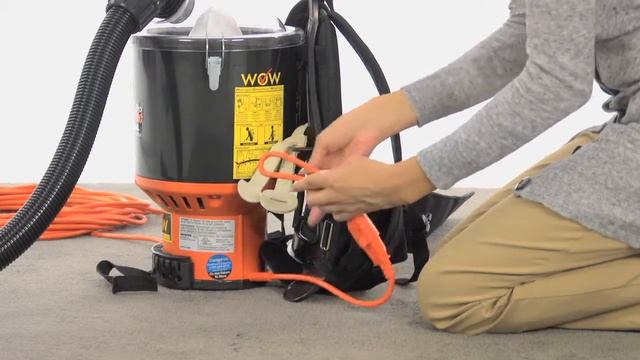 Hoover® Commercial Back Pack C2401: Replacing the Power Cord смотреть онлайн