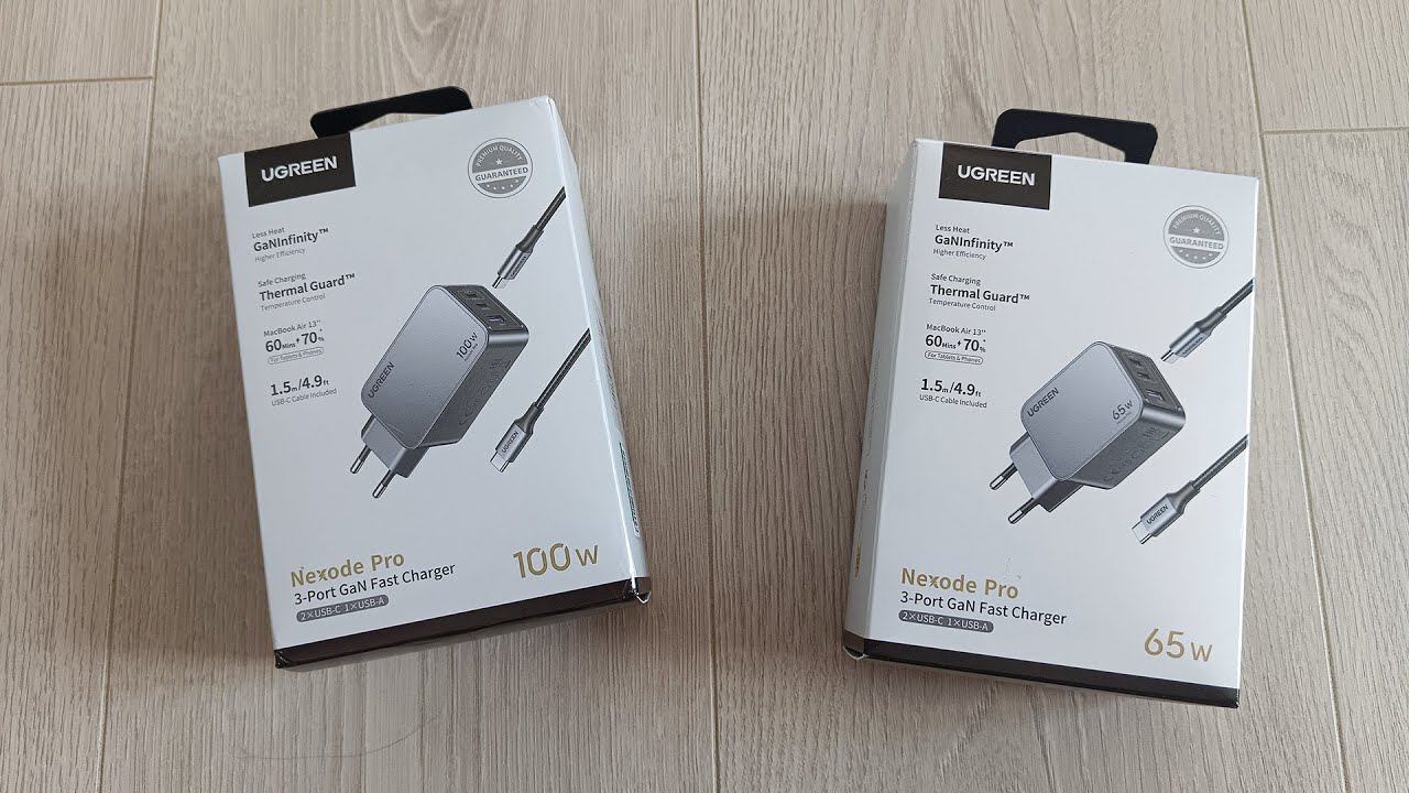 Обзор зарядных устройств UGREEN X755 и X757 смотреть онлайн