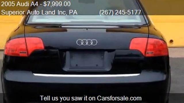 2005 Audi A4 3.2 quattro AWD New 4dr Sedan for sale in Levit смотреть онлайн