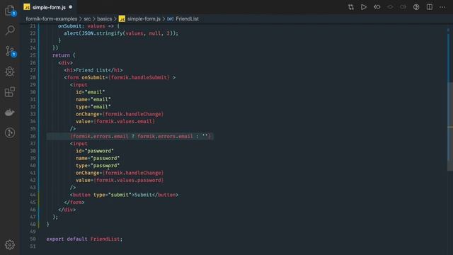 React Formik Using useFormik Hook with Validation #12 смотреть онлайн