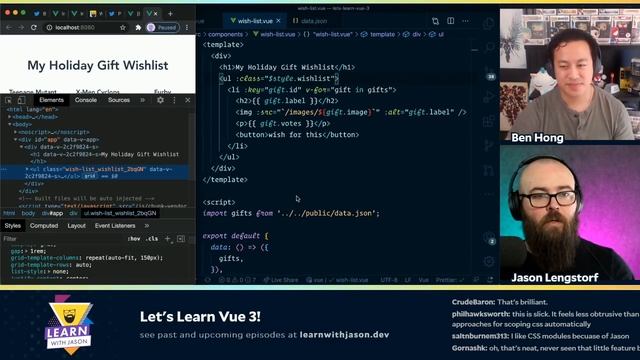 Let's Learn Vue 3! (with Ben Hong) — Learn With Jason смотреть онлайн