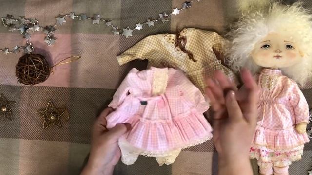 «Модели платьев для куклы- ангела + выкройка платья и штанишек». Часть 2. смотреть онлайн