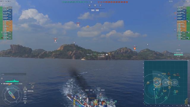 Эсминец Hsienyang - не для всех! 💪🏻 World of Warships смотреть онлайн