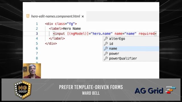 Prefer Template-Driven Forms | Ward Bell | ng-conf 2021 смотреть онлайн