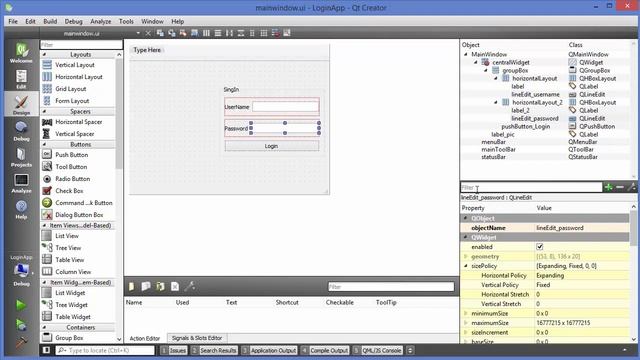 Qt Tutorials For Beginners - Use QLineEdit as password field смотреть онлайн