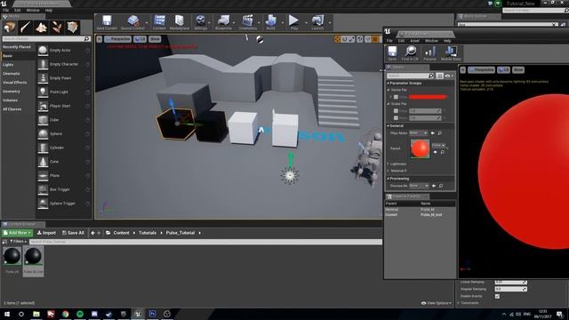 UE4 - Tutorial - Pulsing Emissive Material смотреть онлайн