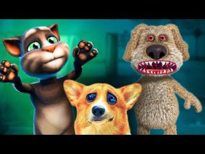 Говорящий ТОМ против Говорящего БЕНА !! (Корги Коржик) Говорящая собака