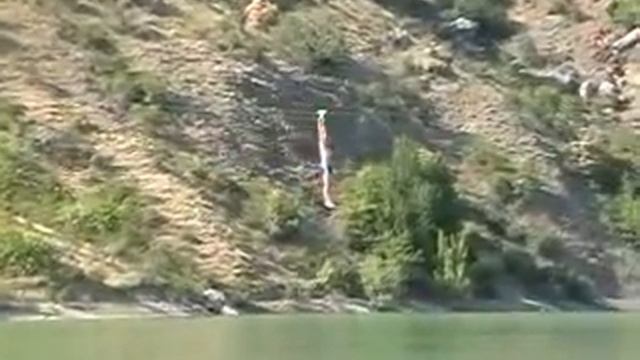 Крым - Зеленогорье - Горное озеро - Тарзанка смотреть онлайн