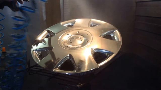 Копия видео хим.металлизация - колпак колеса.