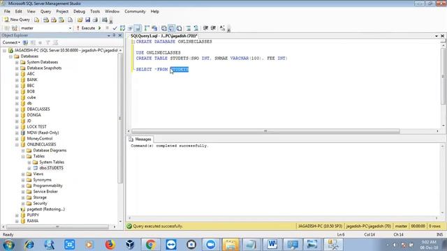 Sql Server DBA Introduction Session4