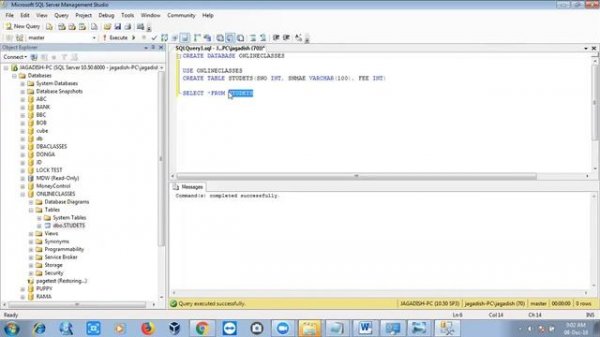 Sql Server DBA Introduction Session4