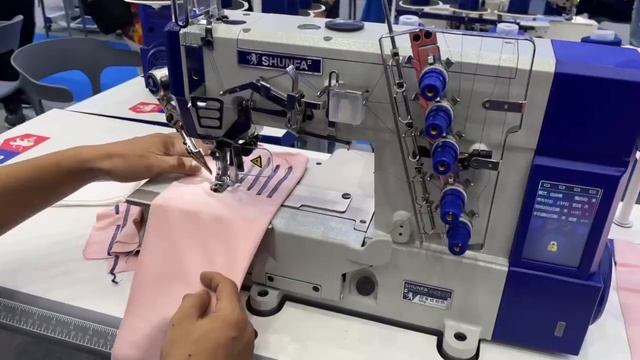 Как работает промышленная распошивальная машина SHUNFA H7UT смотреть онлайн