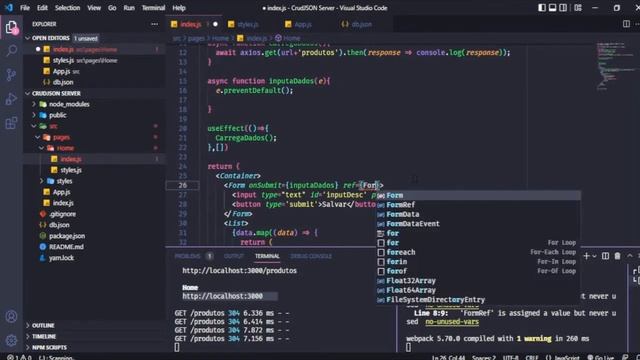 CRIANDO FAKE API COM JSON SERVER (REACTJS) смотреть онлайн