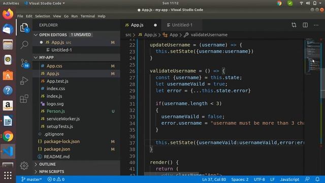 Form Validation in React Js | OnChange Event (Hindi) смотреть онлайн
