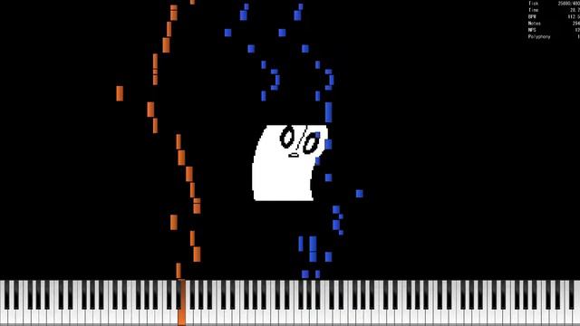 GhostFight.midi piano смотреть онлайн