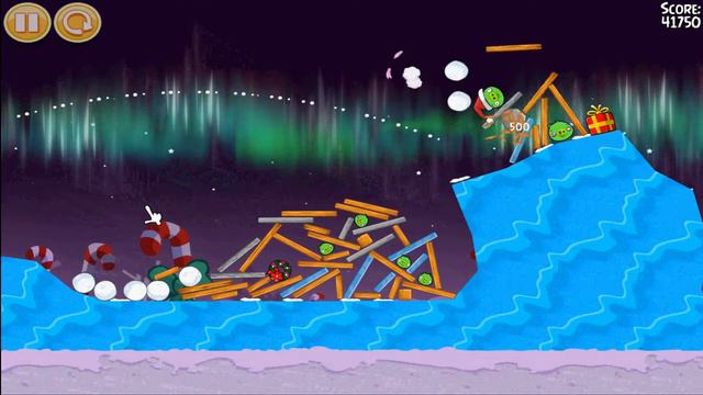 Angry Birds Seasons - Winter Wonderham - Level 1-21 / 3 stars смотреть онлайн