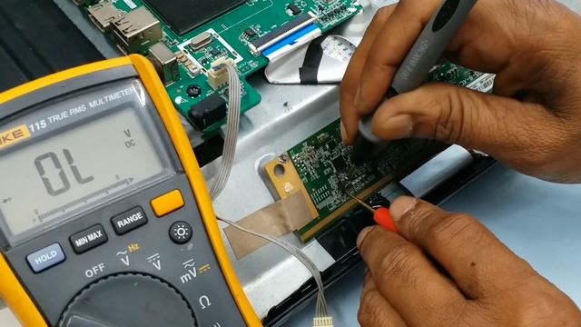 MI 32" LED TV # BACK LIGHT OK NO DISPLAY, PANEL PROBLEM. смотреть онлайн