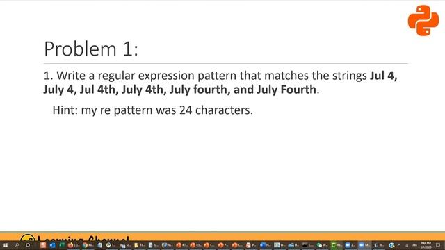 Chapter 4: Text Processing [Part 2: Regular Expression] смотреть онлайн